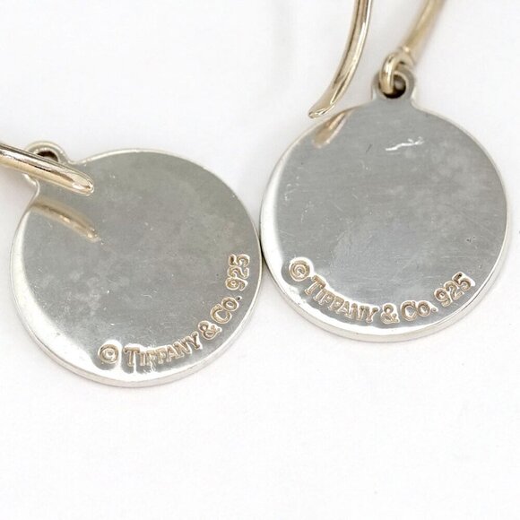 Tiffany & Co. Return to Round Hook Drop Earrings Silver 925 Auth w/Bag #37626 - Picture 3 of 6